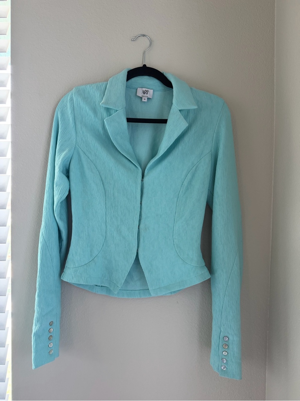NA-KD Art Aqua Tailored Women's Blazer